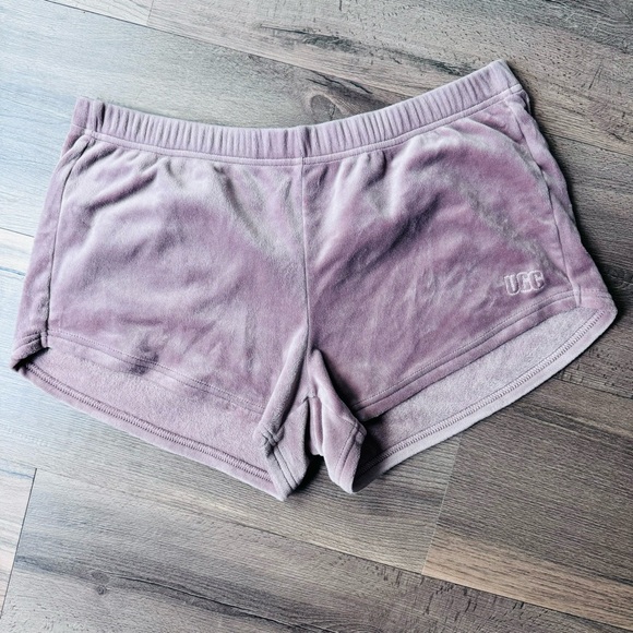 UGG Valerious Lounge Shorts Velvet fleece size Large - Picture 2 of 9
